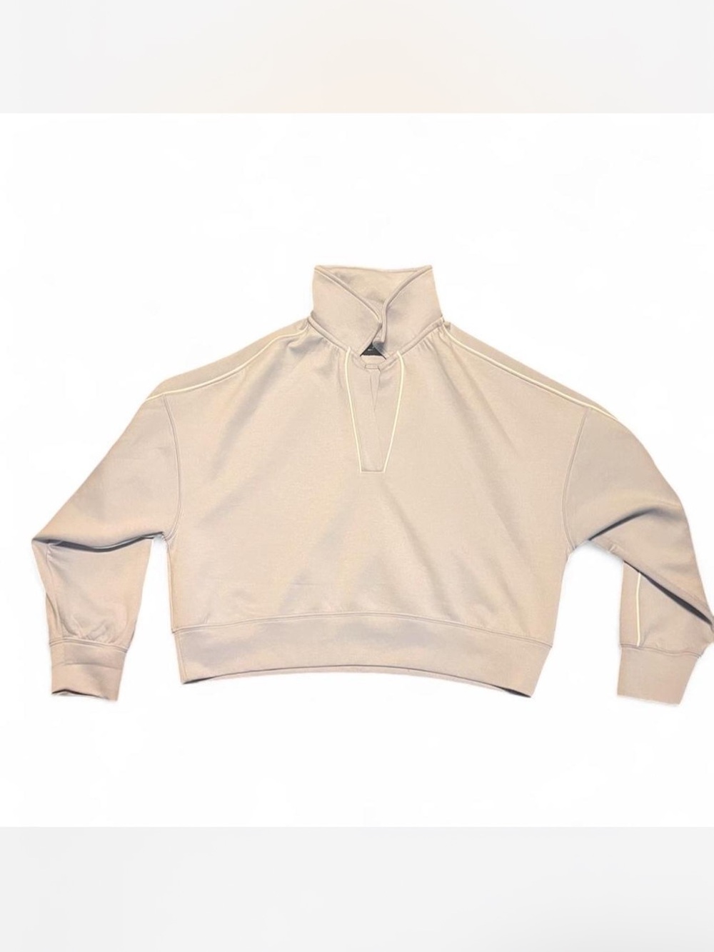 Abercrombie & Fitch YPB Athletic Cropped Collared Sweatshirt